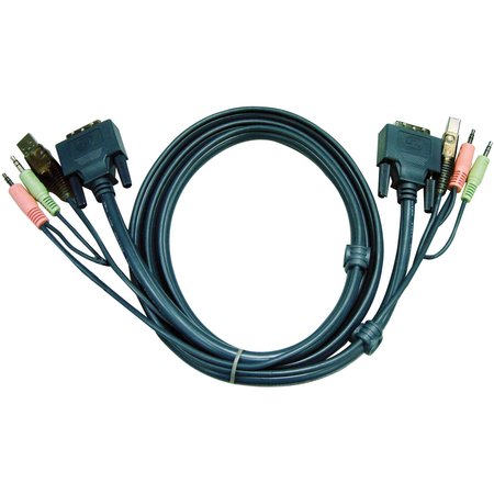 ATEN 10 Dvi-I Dual Link Kvm Cable 2L7D03UI